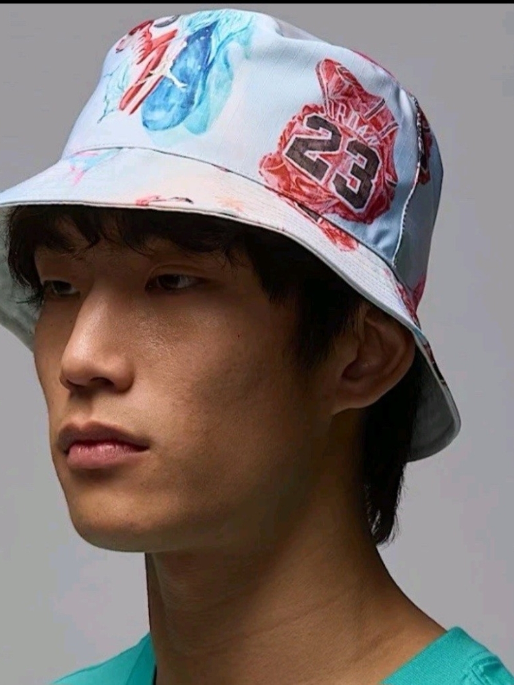 Nike Jordan Apex Reversible Bucket Hat Jumpman Logo Sail Unisex HV1096-133 Med